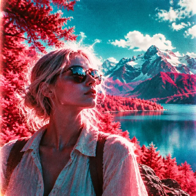 Aerochrome Infrared style artwork preview