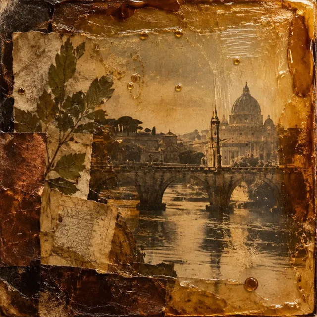 Amber Shellac Transfer style artwork preview