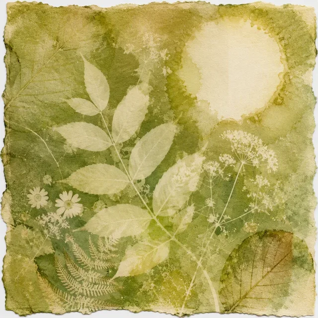 Chlorophyll Contact Print style artwork preview