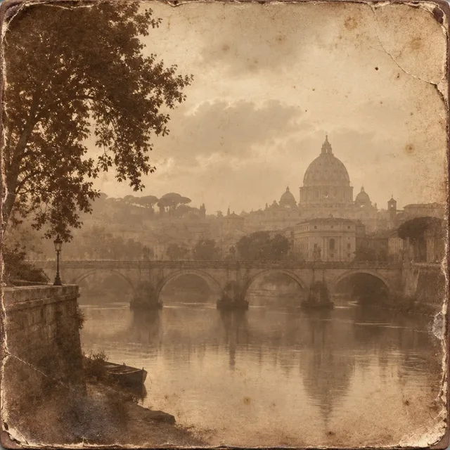 Clouded Albumen Print style artwork preview