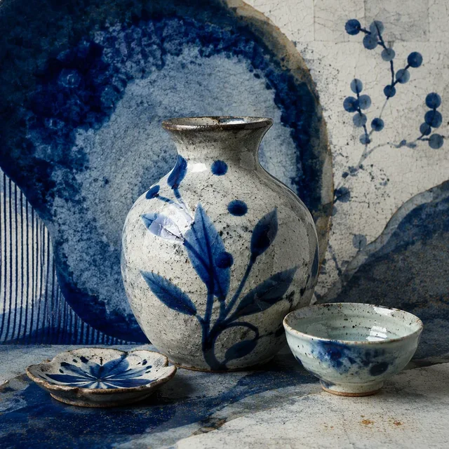 Cobalt Salt Glaze style artwork preview