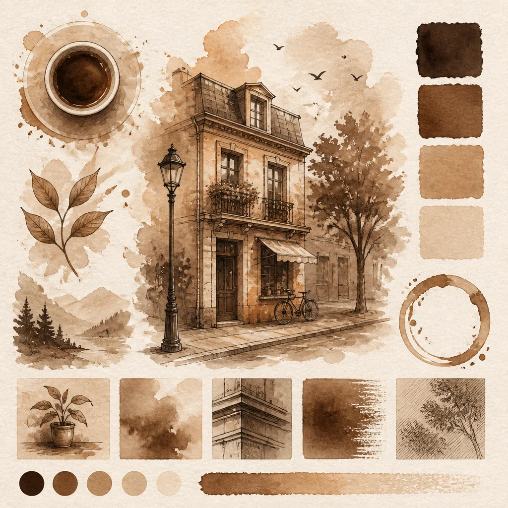 Coffee Espresso Painting style artwork preview