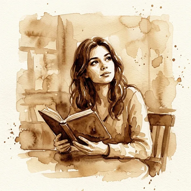 Coffee Painting style artwork preview