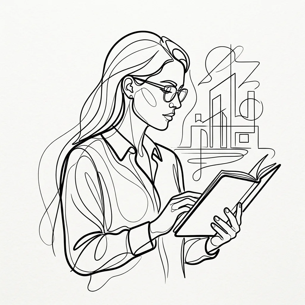 Continuous Line style artwork preview
