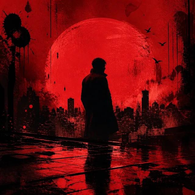 Crimson Noir Grime style artwork preview