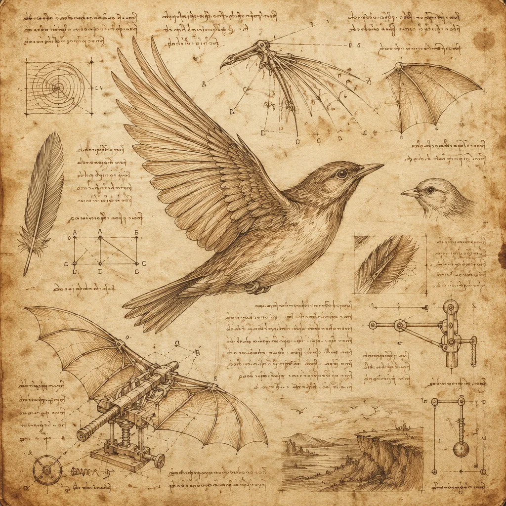 Da Vinci style artwork preview