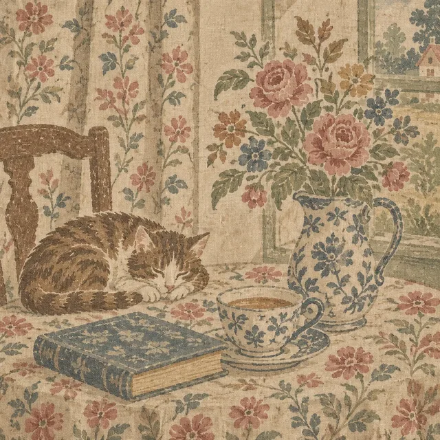 Faded Chintz Illustration style artwork preview