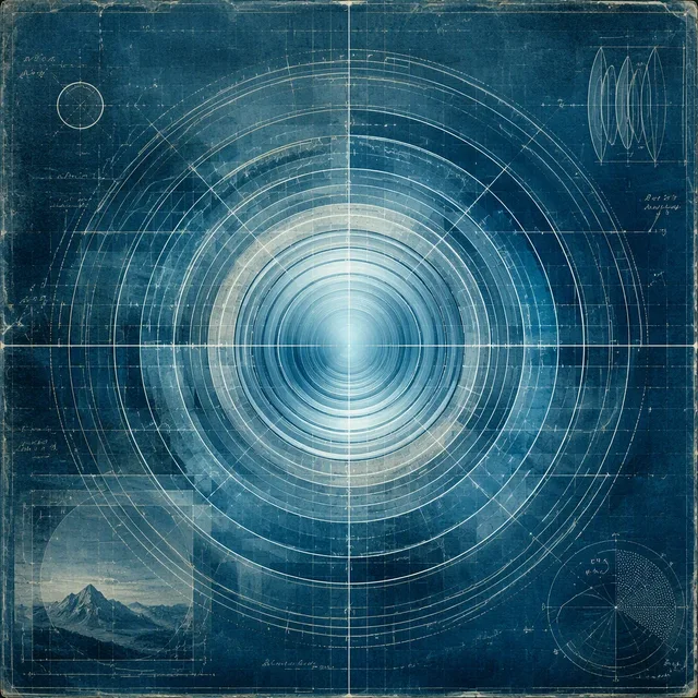 Faded Fresnel Blueprint style artwork preview