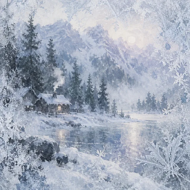 Frozen Gouache Veil style artwork preview