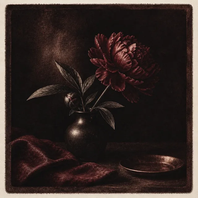 Garnet Photogravure style artwork preview