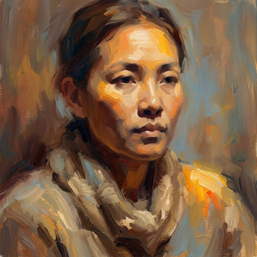 Giclée Portrait style artwork preview