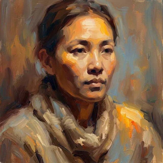 Giclée Portrait style artwork preview