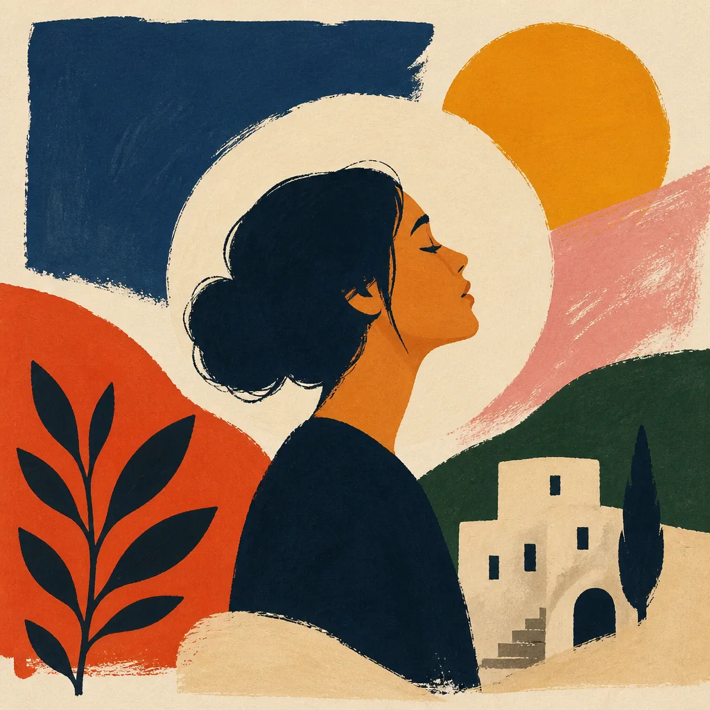 Gouache Poster style artwork preview