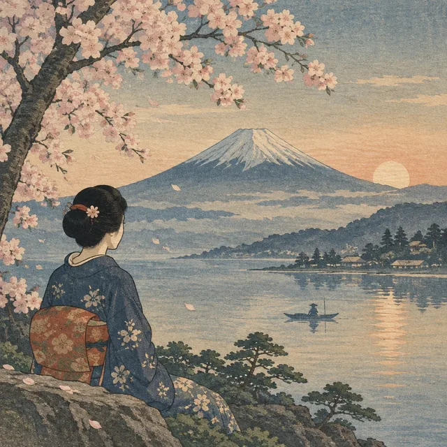 Japanese Shin-Hanga style artwork preview