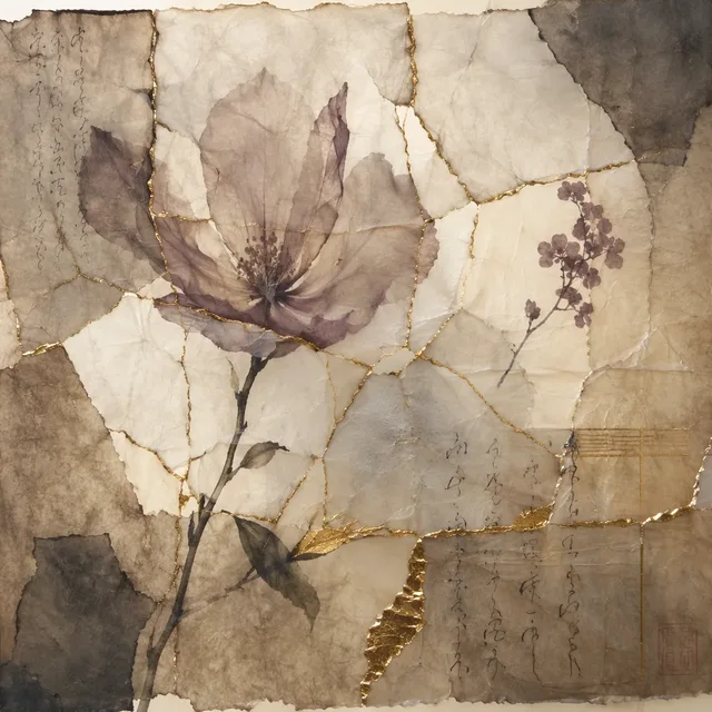 Kintsugi Vellum style artwork preview