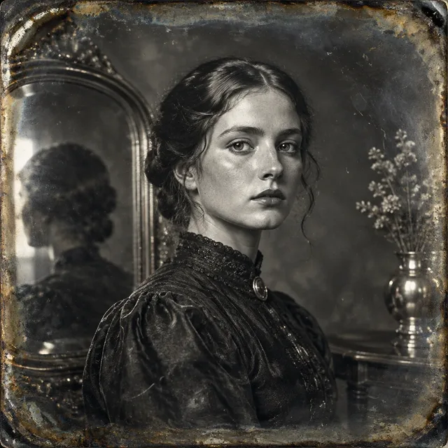 Mercury Daguerreotype style artwork preview