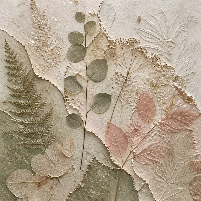 Mica Botanical Relief style artwork preview