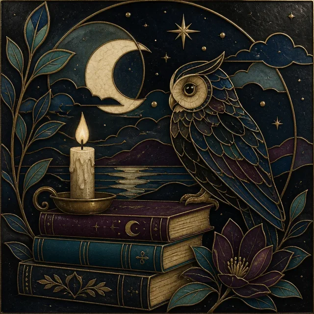 Midnight Cloisonné style artwork preview
