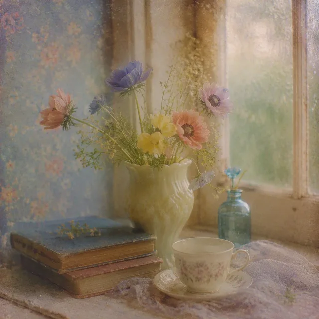 Milk Glass Autochrome style artwork preview
