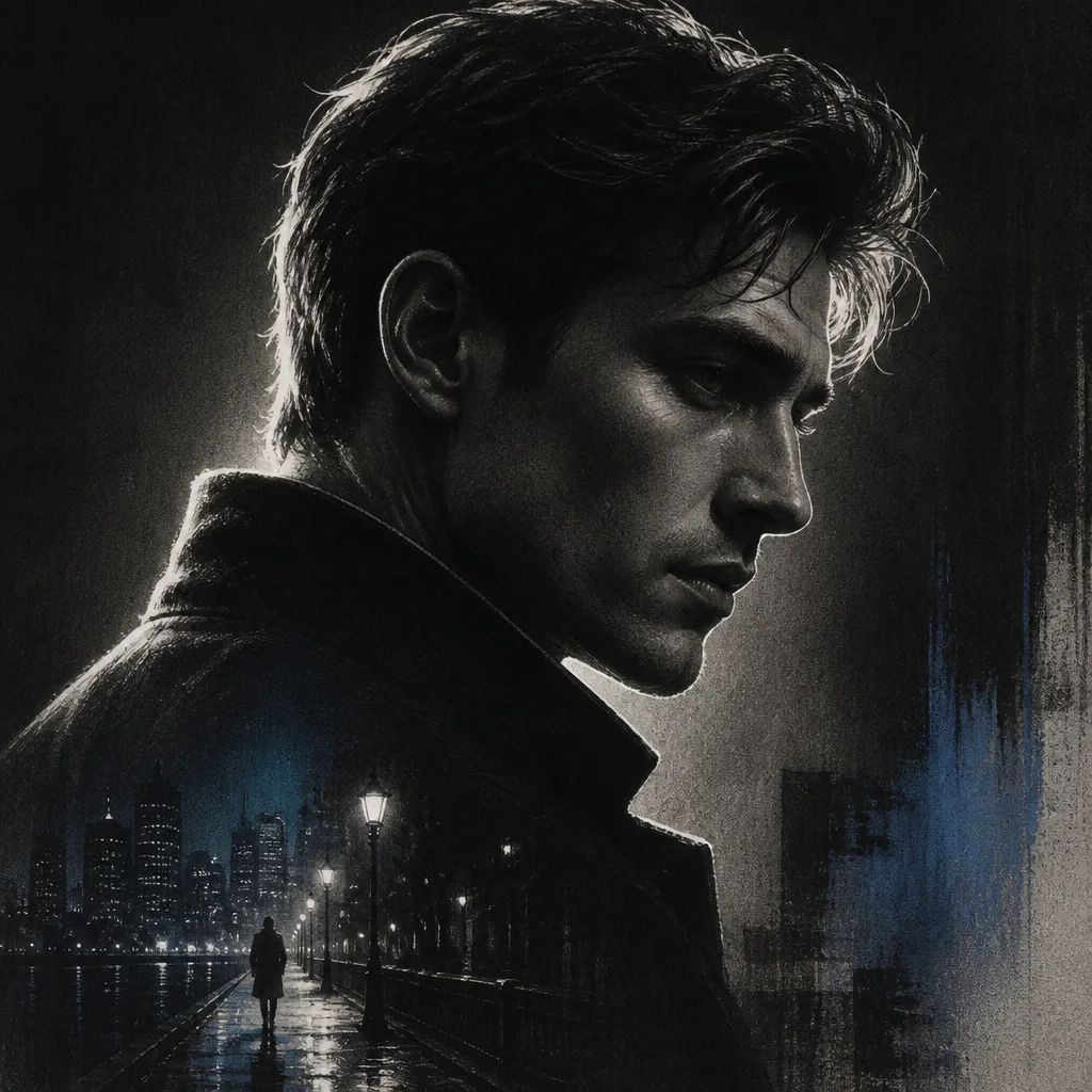 Nightline Graphite Cinematic Night style artwork preview