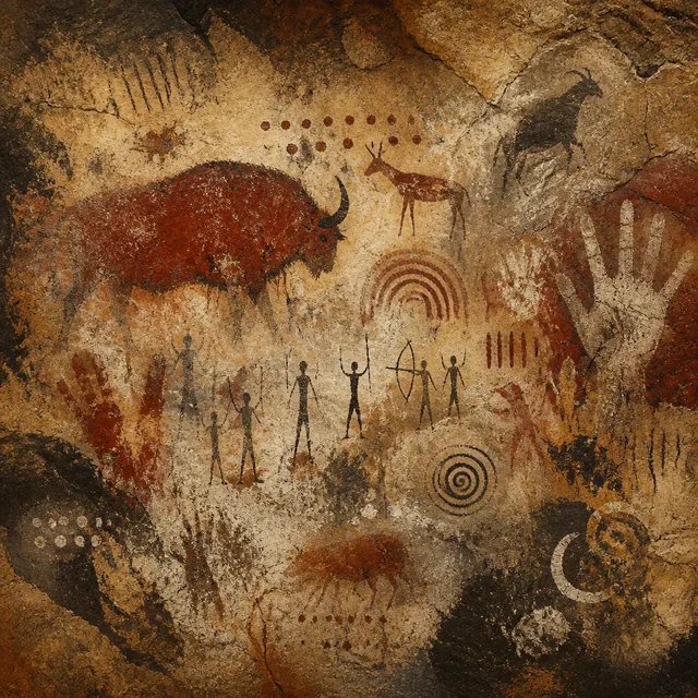 Ochre Cave Palimpsest style artwork preview