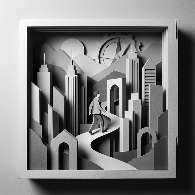 Paper Cutout style artwork preview
