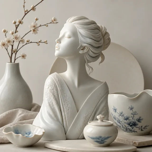 Porcelain style artwork preview