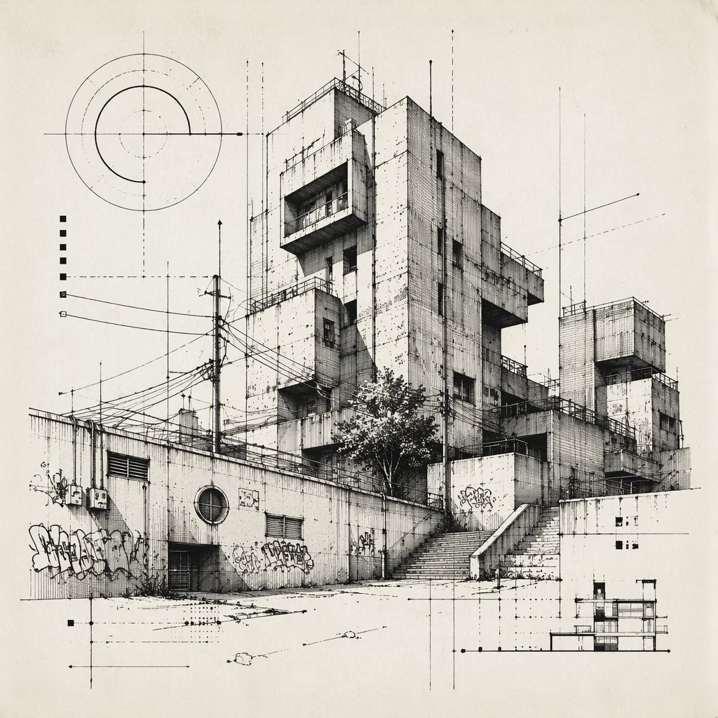 Rapidograph style artwork preview