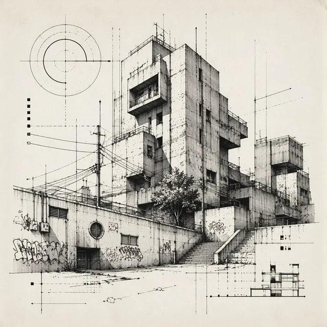 Rapidograph style artwork preview
