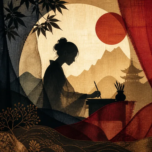 Silk Shadow Theatre style artwork preview