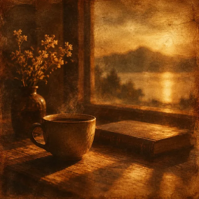 Smoked Amber Collotype style artwork preview