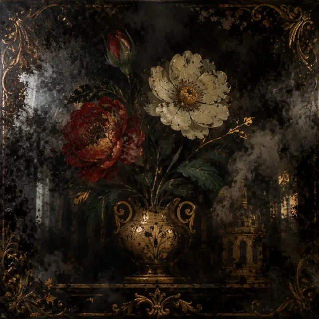 Sooted Glass Reverse Painting style artwork preview