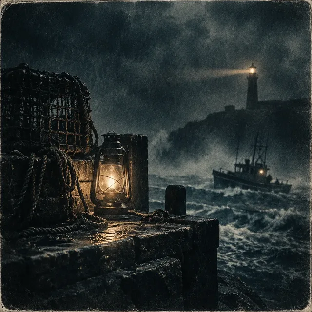 Storm Lantern Photogravure style artwork preview