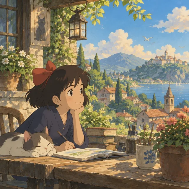 Studio Ghibli-Inspired Animation style artwork preview